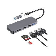 HAVIT HV-H41 4 in 1 Hub Usb-C to USB-A 2.0 & USB-A 3.0 & CARD READER