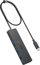 Anker A8309 4-in-1 USB-C Data Hub – 5Gbps, Black
