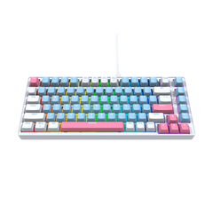 FANTECH ATOM 83 MK612 MECHANICAL GAMING KEYBOARD BLUE+WHITE - RED