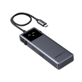 UGREEN 6-in-1 Uno USB-C Multiport Adapter – HDMI, 2x USB-A 3.2, 2x USB-C 3.2, PD, Grey