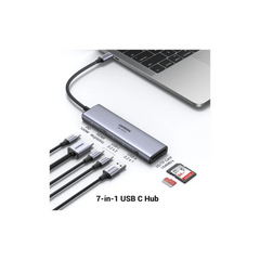 UGREEN 7-in-1 USB-C To HDMI 4K@60Hz + 2xUSB-C 3.2+1xUSB-A 3.2+SD/TF+PD Converter