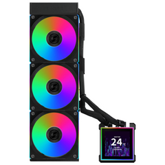 LIAN LI HYDROSHIFT II LCD-S 360CL CPU WATER COOLING BLACK