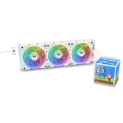 THERMALTAKE MINECUBE 360 ULTRA CPU WATER COOLING LCD - WHITE