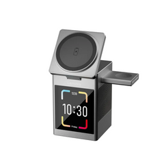 LENYES PW331 3IN1 DIGITAL SCREEN WIRELESS CHARGER