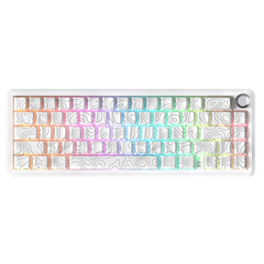 ATTACK SHARK X65 PRO HE MAGNETIC SWITCH KEYBORAD White Contours