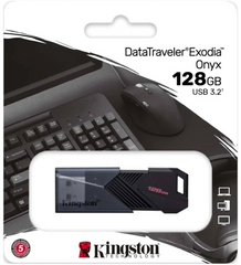 Kingston Technology Exodia Onyx USB flash drive 128GB USB Type-A 3.2 - Black