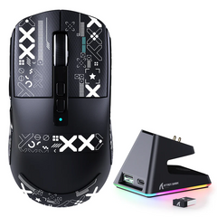 ATTACK SHARK X6 PAW-3395 Wireless Gaming Mouse - Black