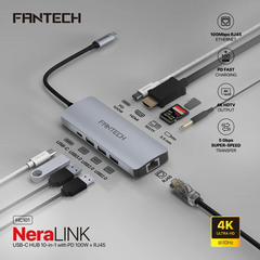 FANTECH HC101 NERALINK USB-C HUB 10 IN 1