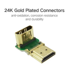 UGREEN 20109 HDMI Male to Female Right Angle Adapter – Down