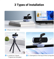 UGREEN CM678 USB HD Webcam 1080P With Mic 2M Cable
