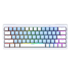 FANTECH ATOM 63 MECHANICAL GAMING KEYBOARD BLUE + WHITE - TARO