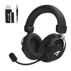 Attack Shark L50 Tri-Mode Wireless Gaming Headset – Bluetooth 5.3, Black