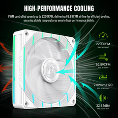 GAMEMAX TORNADO T12 ARGB-W COOLING FAN