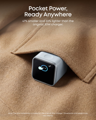 Anker Nano 45W Smart Display Charger – 180° Foldable - Orange