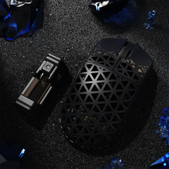 Attack Shark R5 Ultra-Lightweight Wireless Gaming Mouse – Honeycomb Shell, Black