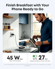 Anker A2692L11 Compact USB-C Fast Charger 45W - BLACK