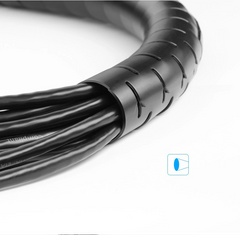 UGREEN LP121 Cable Protection Tube Sleeve – 25mm Diameter, Black - 3M
