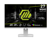 MSI MAG 274QRFW 27" Rapid IPS WQHD 2K , 200Hz, 0.5ms Response Gaming Monitor - White