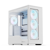 Aerocool D520A ATX Mid Tower Gaming Case – White