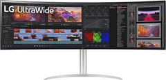 LG 49WQ95C-W 49 Inch Curved Ultra Wide™ DQHD 1440P Nano IPS 144Hz HDR 400 with G-SYNC® Compatible Monitor