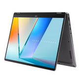 ASUS Vivobook 14 Flip TP3407SA-SG161W – Intel Core Ultra 7 256V 14" , 16GB LPDDR5X, 512GB PCIe SSD, FHD+ OLED Touch , Stylus Included, Windows 11 Home -Laptop - Matte Gray