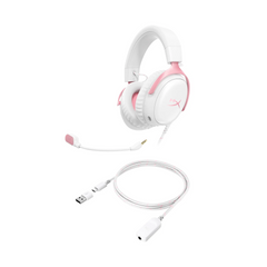 HyperX Cloud III – Wired Gaming Headset ( PINK-WHITE )