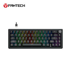 FANTECH ATOM X66 MK614 RETRO BK (OR) KEYBOARD -BLACK