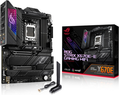 ASUS ROG STRIX X670E-E GAMING WIFI ATX Motherboard, AMD X670 Chipset, AM5 Socket