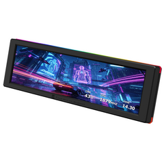 Thermalright Trofeo Vision 9.16" ARGB LCD Screen for PC Cases – 1920x480, Black