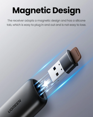 UGREEN Wireless Presenter With a AAA battery *Control distance: 100 meters; *Laser distance: >200 meters;