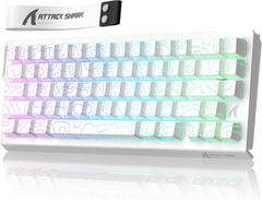 ATTACK SHARK X68 HE MAGNITC SWITCH KEYBORAD White Contours