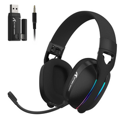 ATTACK SHARK L90 Foldable RGB Ultra-Light Tri-Mode Gaming Headset / Black