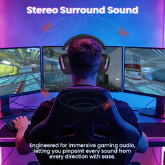 Attack Shark G800 Wireless RGB Gaming Headset – Black