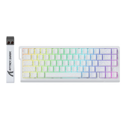 ATTACK SHARK X68 HE MAGNITC SWITCH KEYBORAD White Contours