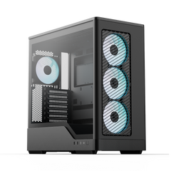 AEROCOOL D520A GAMING CASE - BLACK