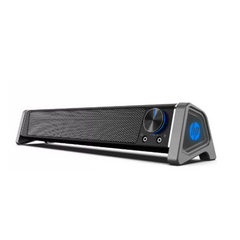 HP DHS-4121S Dual Mode Wired 3.5mm & Bluetooth 5.0 Multimedia Soundbar Speaker 3W*2