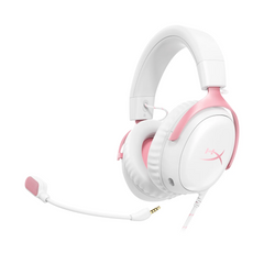 HyperX Cloud III – Wired Gaming Headset ( PINK-WHITE )