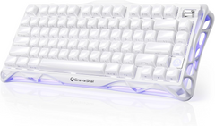 GRAVASTAR Mercury K1 75% WIRELESS MECHANIVAL GAMING KEYBOARD - Opaline White