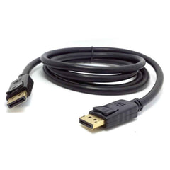 Prime Displayport Cable Dp Male To Dp Male 2m Support 4k , Black