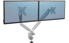 Fellowes Platinum Series Adjustable Dual Monitor Arm White