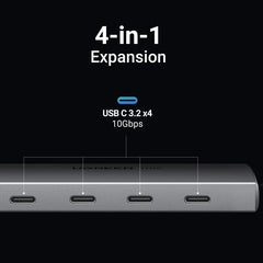 Ugreen 35584 4 In 1 Usb C 3.2 Hub Gen 2 With 4 Usb C 3.2 10gbps
