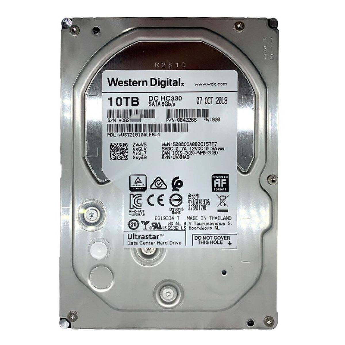 Western Digital UltraStar HDD Desktop Storage 10TB 7200RPM SATA 6Gb/s, 256MB Cache - 3.5 Hard Drive | Ultrastar DC HC330 | Western Digital UltraStar HDD Desktop Storage 10TB 7200RPM SATA 6Gb/s, 256MB Cache - 3.5 Hard Drive | Ultrastar DC HC330 |