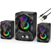 GENERIC Leerfei E - 1307 Bluetooth USB Speaker with RGB LED Light