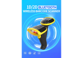 GTCODESTAR X-378D - Dual Interface Wireless 2D QR Code Scanner Gun, Portable, Rugged, Long Battery Life - 1D, 2D, Barcode, Bluetooth, 2.4Ghz, USB