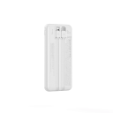 WiWU Wi-P081 Essen Series 10000mAh Power Bank 22.5W – Built-in USB-C & Lightning Cables, LED Digital Display, White - 18 Months Warranty