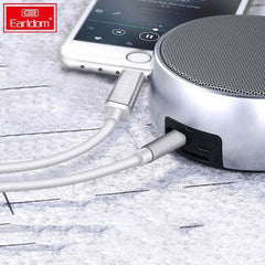 Earldom Aux-22 | 1 Lightning and 1 3.5 Speaker out Cable