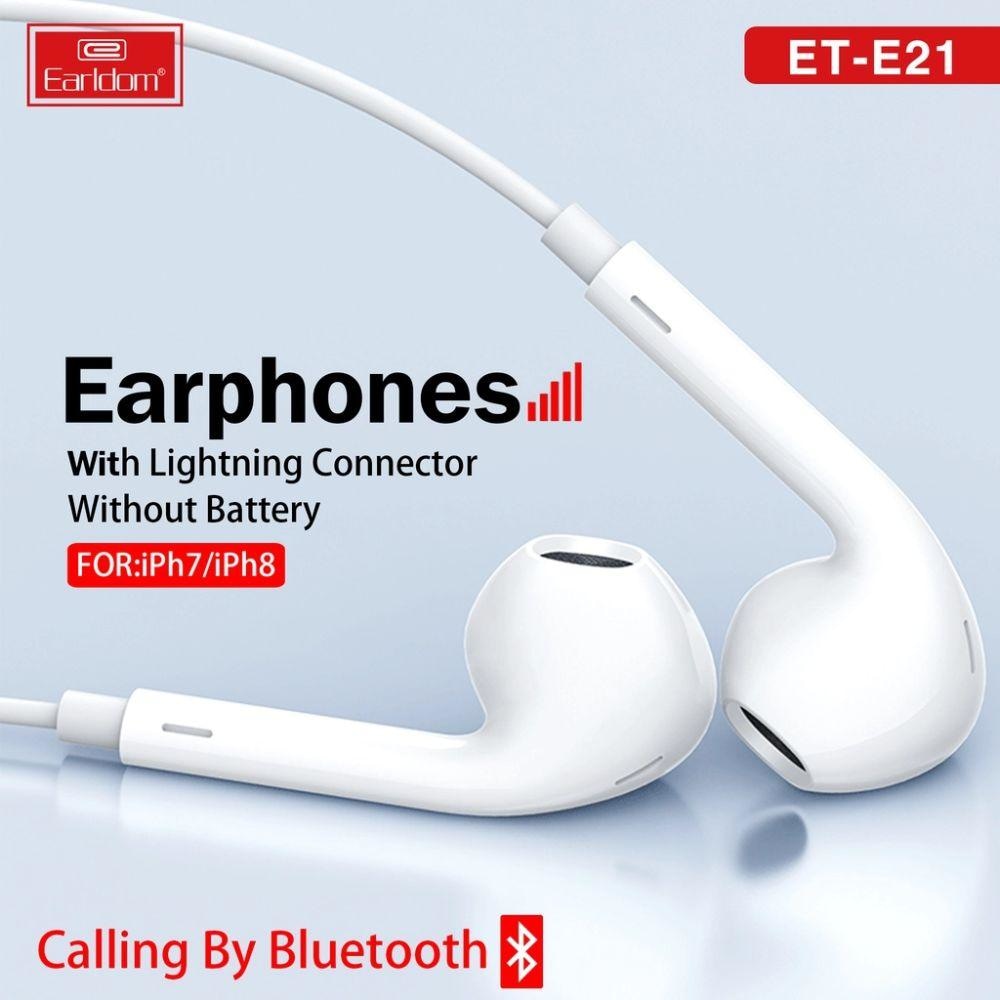Earldom ET-E21 iPhone Lightning Earphone Wired - CompuMe