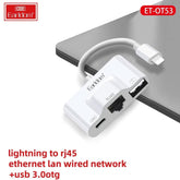 Earldom Ot53 Lightning Adapter 3in1