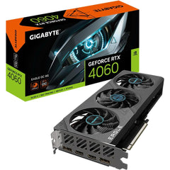 Gigabyte Geforce Rtx 4060 Eagle Oc 8g 3x Windforce Fans 8gb 128 Bit Gddr6 Video Card