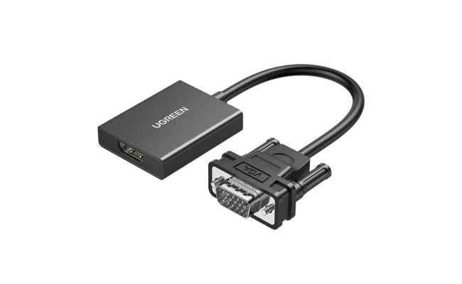 UGREEN CM513 Cable Adapter VGA (Male) To HDMI (Female) 0.15m black